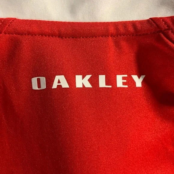 SOLD New W/ Tags Oakley Elemental Red Golf Polo - Picture 5 of 7